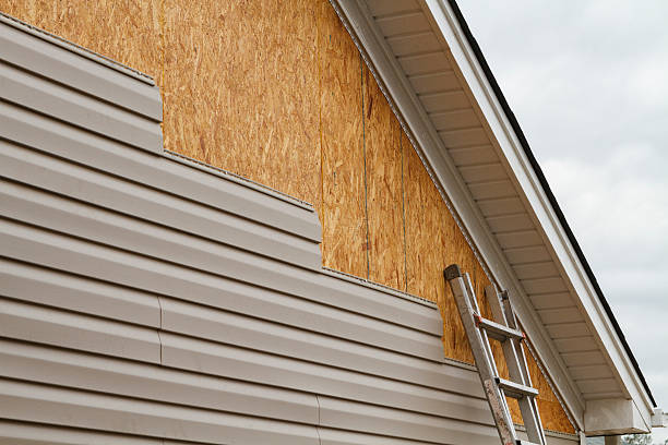 Professional Siding Repair technician working in Apex, NC